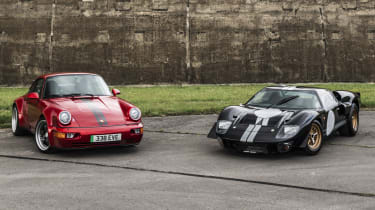 Everrati electric Ford GT40 and Porsche 911